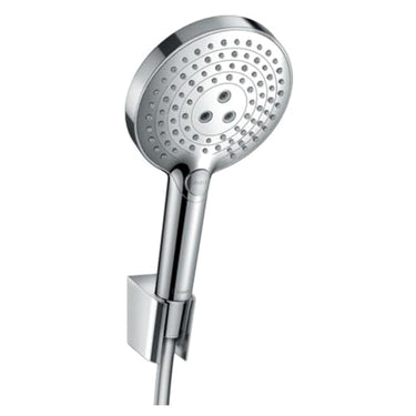 hansgrohe Raindance Select 120 Duschkopf inkl. Duschkopfhalterung, 3 Strahlarten, Chrom im Sale